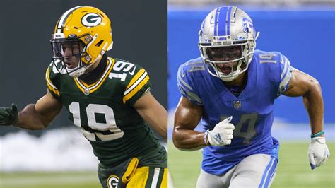 The Brothers St. Brown: WRs Equanimeous, Amon-Ra active for Packers-Lions MNF showdown