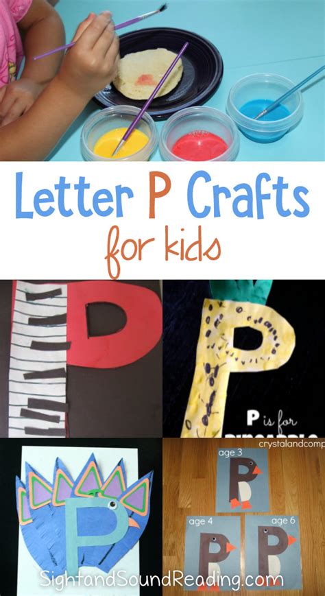 Letter P Crafts for Kindergarten