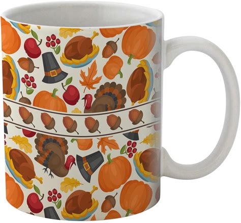 Traditional Thanksgiving Coffee Mug (Personalized) - YouCustomizeIt