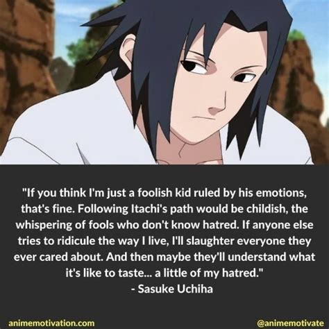 The Most Important Sasuke Uchiha Quotes For Naruto Fans