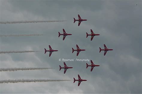 Red Arrows Diamond Formation by Bessierocks' Photography on YouPic