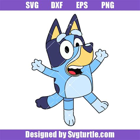 Bluey Cartoon Dog Svg, Cartoon Dog Svg, Bluey Dog Svg, Bluey | vtir.net