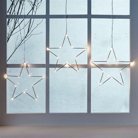 Osby Star Trio Christmas Window Light | Lights4fun.co.uk