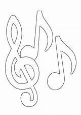 Music Notes Coloring Page Free sketch template