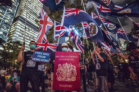 Hong Kong Protesters Waving British Flag - About Flag Collections