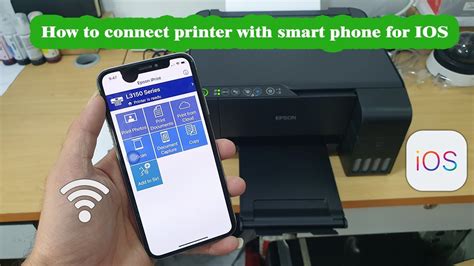 Epson l3150 wifi setup connect with smart phone IOS - YouTube