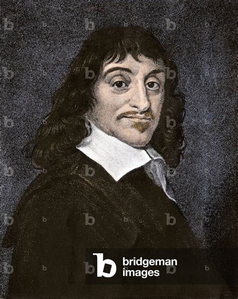 Image of Sciences and scholars: Portrait of Rene Descartes (1596-1650), French philosopher