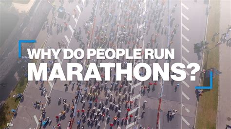 Why do people run marathons? - Good Morning America