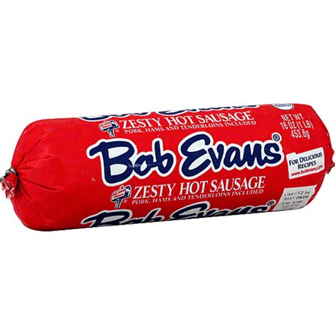 Bob Evans Sausage, Pork, Zesty Hot | Sausage | Town & Country Market