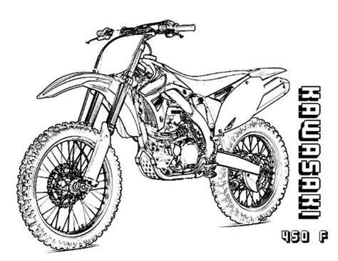 20+ Free Printable Dirt Bike Coloring Pages - EverFreeColoring.com