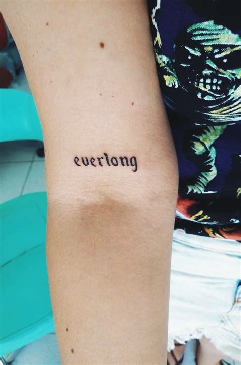 everlong #foofighters #tattoo | Idee per tatuaggi, Tatuaggi citazioni ...