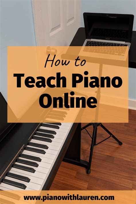 teach piano lessons online - Piano with Lauren