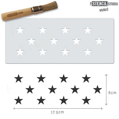 Nautical Star Stencil - Seaside themed stencils for walls and furniture – The Stencil Studio