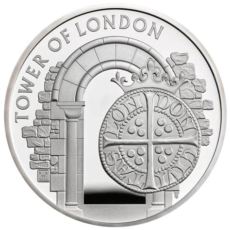 The Tower of London - Royal Mint 2020 Silver Proof Piedfort £5 Coin ...