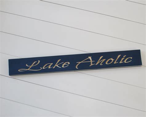 Lake Signs Wooden Lake Signs Funny Lake Signs Lake House | Etsy