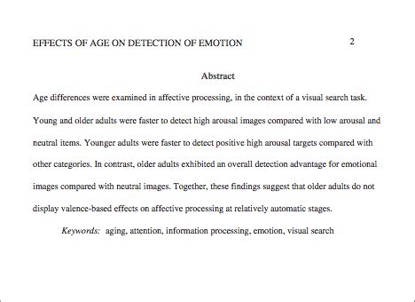 Example of apa style paper with abstract | Costa Sol Real Estate and Business Advisors