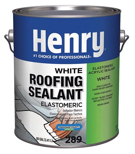 HENRY, Acrylic Roof Coatings, Acrylic, Roofing Sealant - 40P306|HE289046 - Grainger