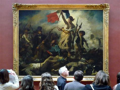 Delacroix, Liberty Leading the People with Viewers | Flickr