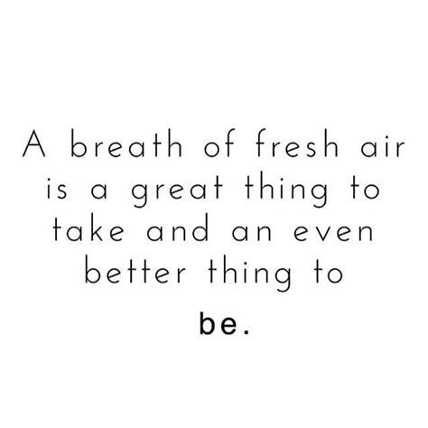 Positive Fresh Air Quotes - zestmoms