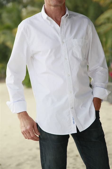 Chemise Blanche Homme Hampton - L'orangerie