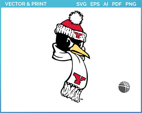 Youngstown State Penguins - Alternate Logo (1993) - College Sports Vector SVG Logo in 5 formats