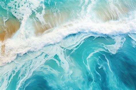 Premium Photo | Ocean currents shape sand and create swirls