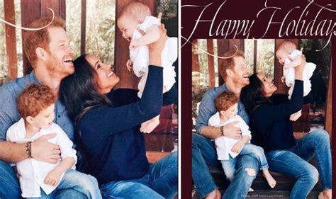 Meghan Markle and Prince Harry Christmas card has ADORABLE picture of ...