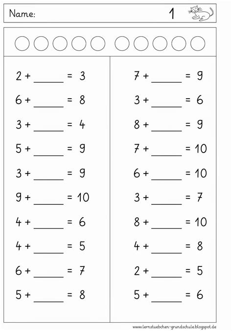 1 Klasse Mathe Arbeitsblätter Zum Ausdrucken Genial Arbeitsblatt Fit innen 1 Klasse… | Mathe ...