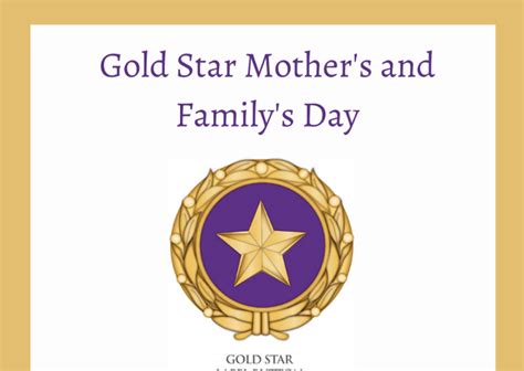 Gold Star Mother's and Family's Day - Military Connection