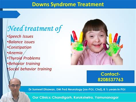 Down Syndrome Treatment- A long term commitment - Dr Sumeet Dhawan ...