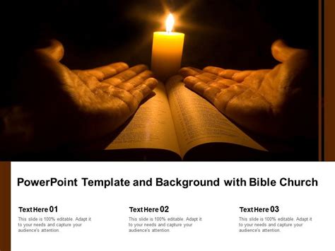 Powerpoint Template And Background With Bible Church | Presentation ...