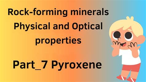 Rock-forming minerals Physical and Optical properties, Part_7 Pyroxene - YouTube