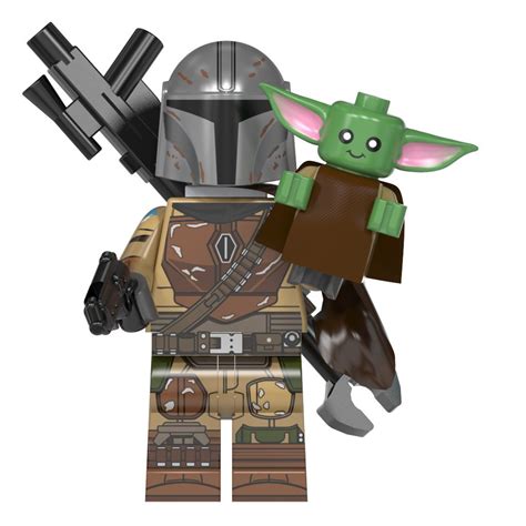 Mandalorian Baby Yoda Minifigures Lego Star Wars Minifigure