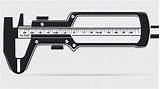 Precise Calipers Measurement  Premium AI Generated Image sketch template