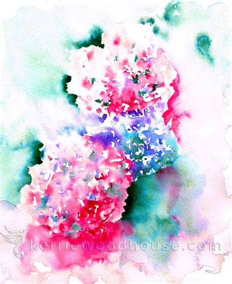 Painting Hydrangeas in Watercolor (and a story about why we paint) — Kerrie Woodhouse - Easy ...