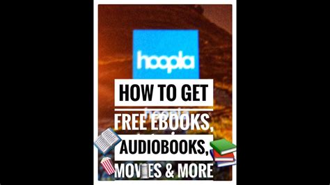 HOW TO INSTALL & USE HOOPLA TO GET FREE EBOOKS, AUDIOBOOKS, MOVIES & MORE! - YouTube