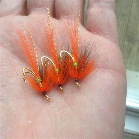 #10 patriot orange cascade By John Richardson | Fly tying patterns, Salmon flies, Fly tying