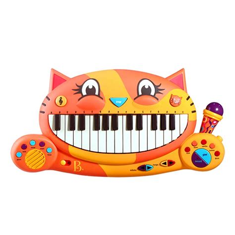 B Toys – Meowsic Toy Piano – Children’s Keyboard Musical Instrument ...