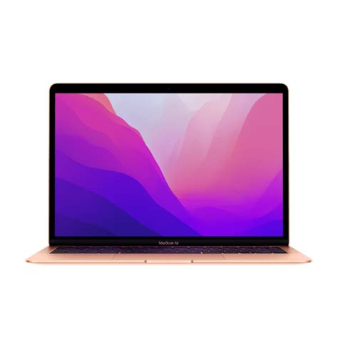 Apple Macbook Air (2020), M1 Chip 8-Core CPU/ 7-Cores GPU Processor, 8GB Memory, 256GB SSD, Gold ...