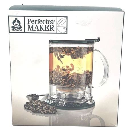 TEAVANA Perfectea Maker 16 Oz Black Loose Tea Infuser BPA Free - NEW # ...