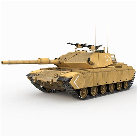 3d model main battle tank sabra