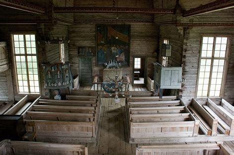 Old West Church interior | Interior by Nick Thompson in Petäjävesi Old ...