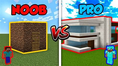 Minecraft Noob Vs Pro House - Margaret Wiegel