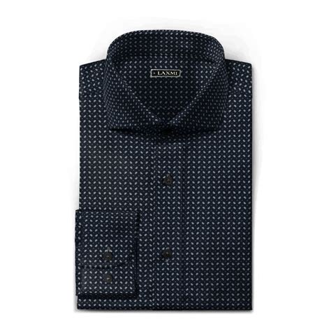 shirt-patterned-black – Laxmi Tailor