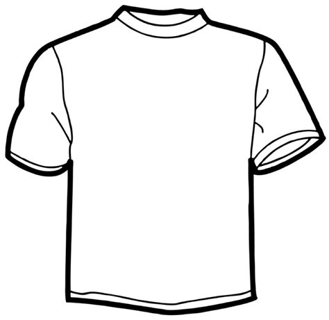 White T-shirt Drawing - ClipArt Best