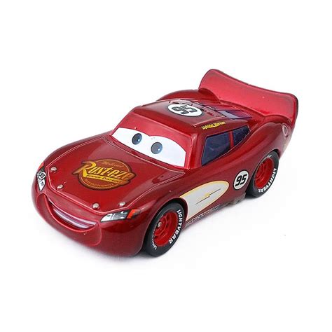 Buy Disney Pixar Cars No.95 Lightning McQueen 1:55 Metal Diecast Vehicle Toys Car Model Children ...