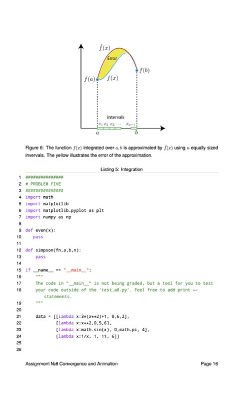 Solved Problem 5: Simpson's Rule In this problem, we will | Chegg.com