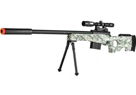 43.5" Airsoft Sniper Rifle L96 Gun MK13 MOD L96A1 w/ Scope Bipod Bolt ...