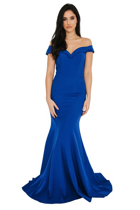 Full length bardot style dress. 8986344 - Catherines of Partick