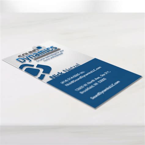 Plastic Business Card Design - Rize Marketing Company